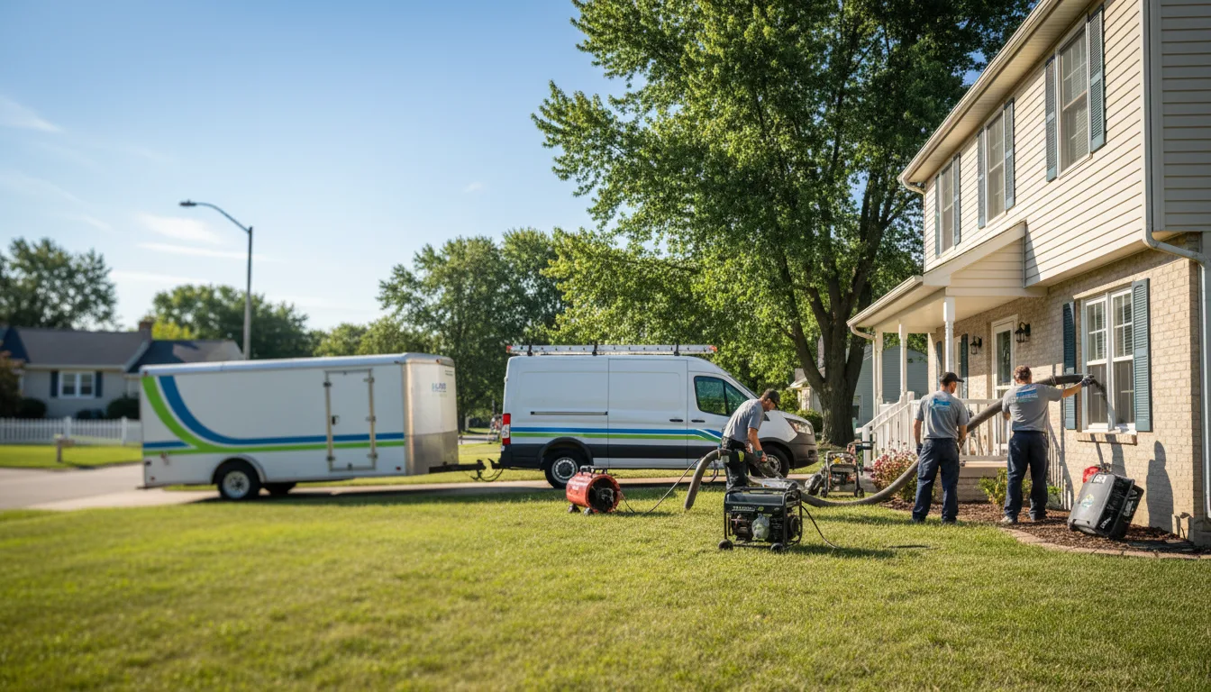 Flooded Basement Restoration And Cleanup With Repair in Ashley, ND near me